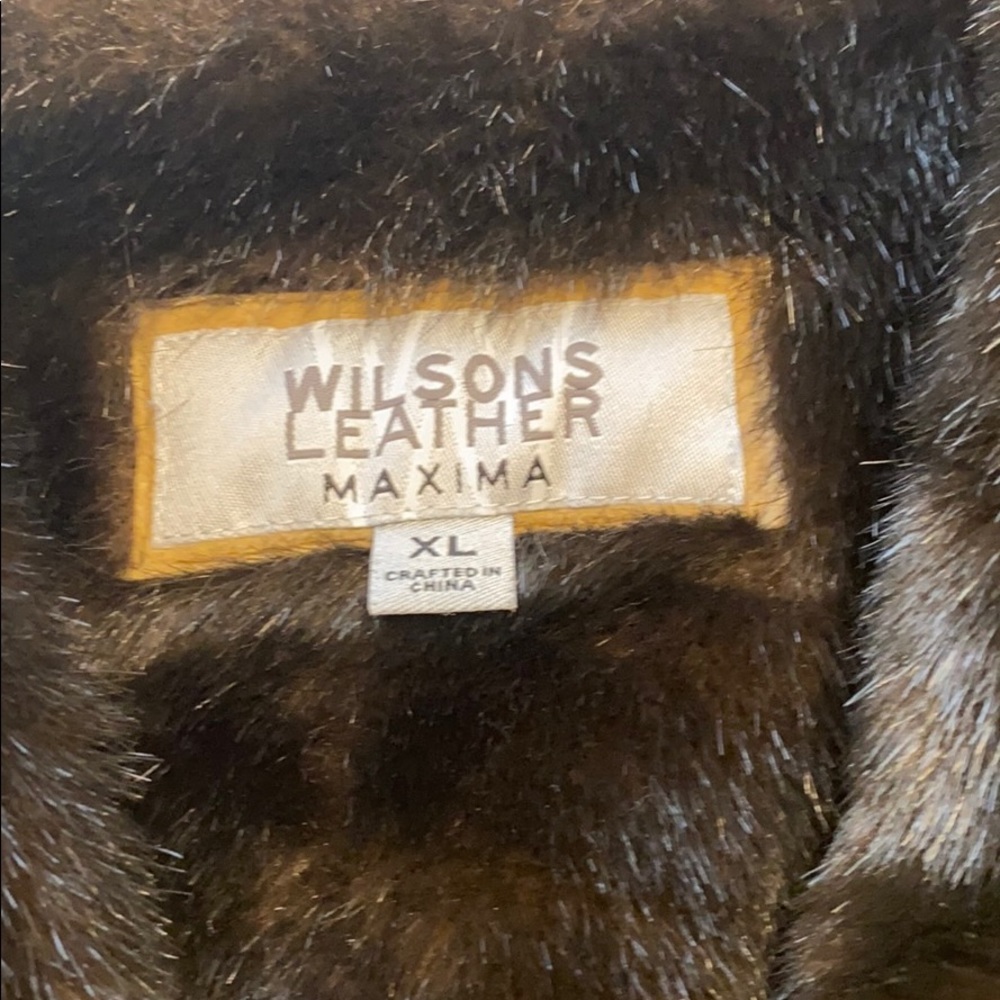 Wilson’s leather coat